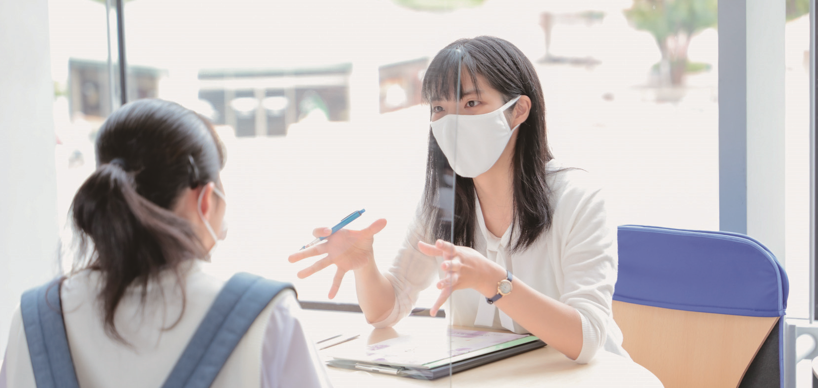 入試相談会の様子