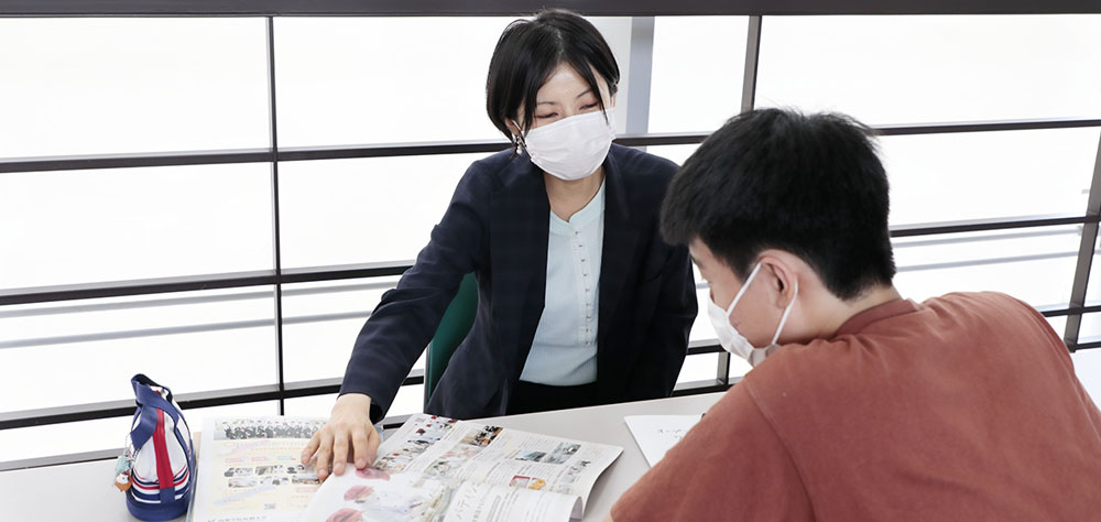 入試相談会の様子